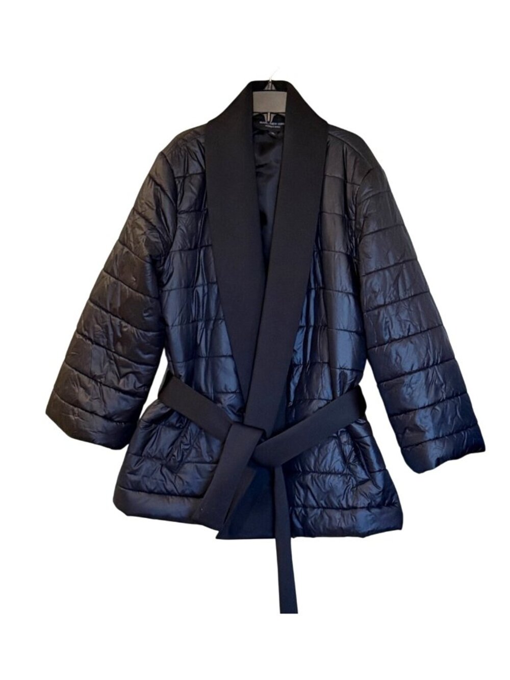 Marc New York Women's Quilted Puffer Coat Black Size XL